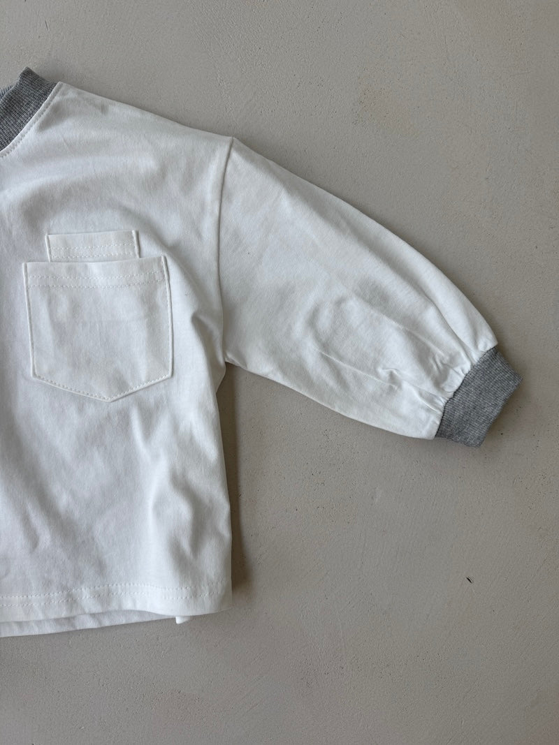 White Pocket Tee