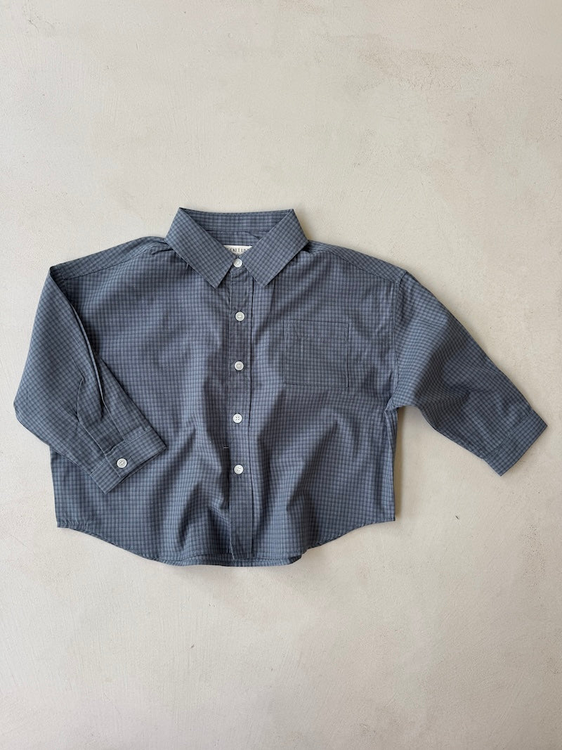 Checked Blue Shirt