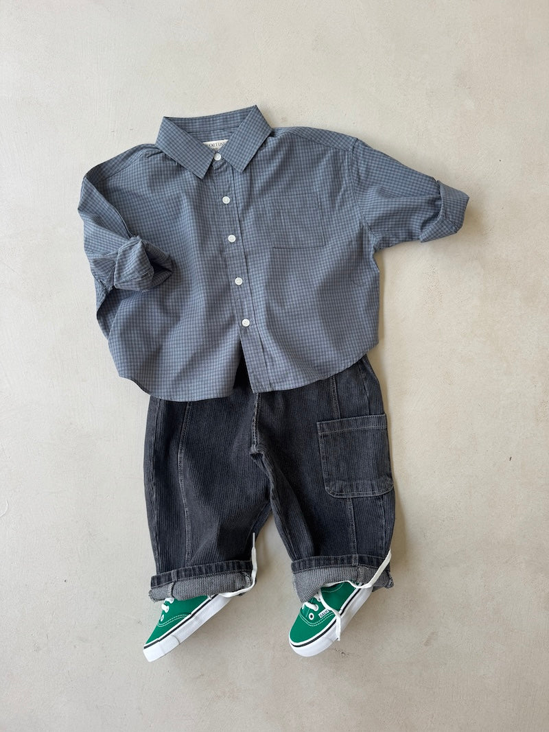 Checked Blue Shirt