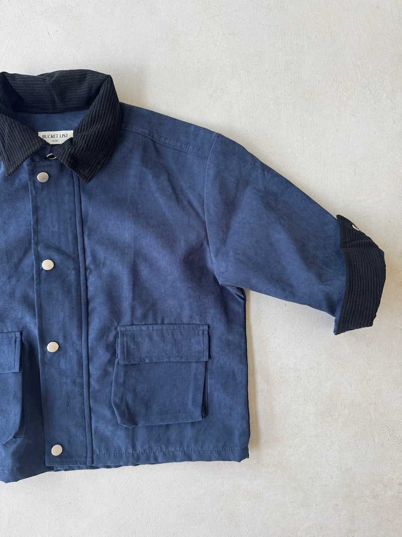 Blue Worker Jacket