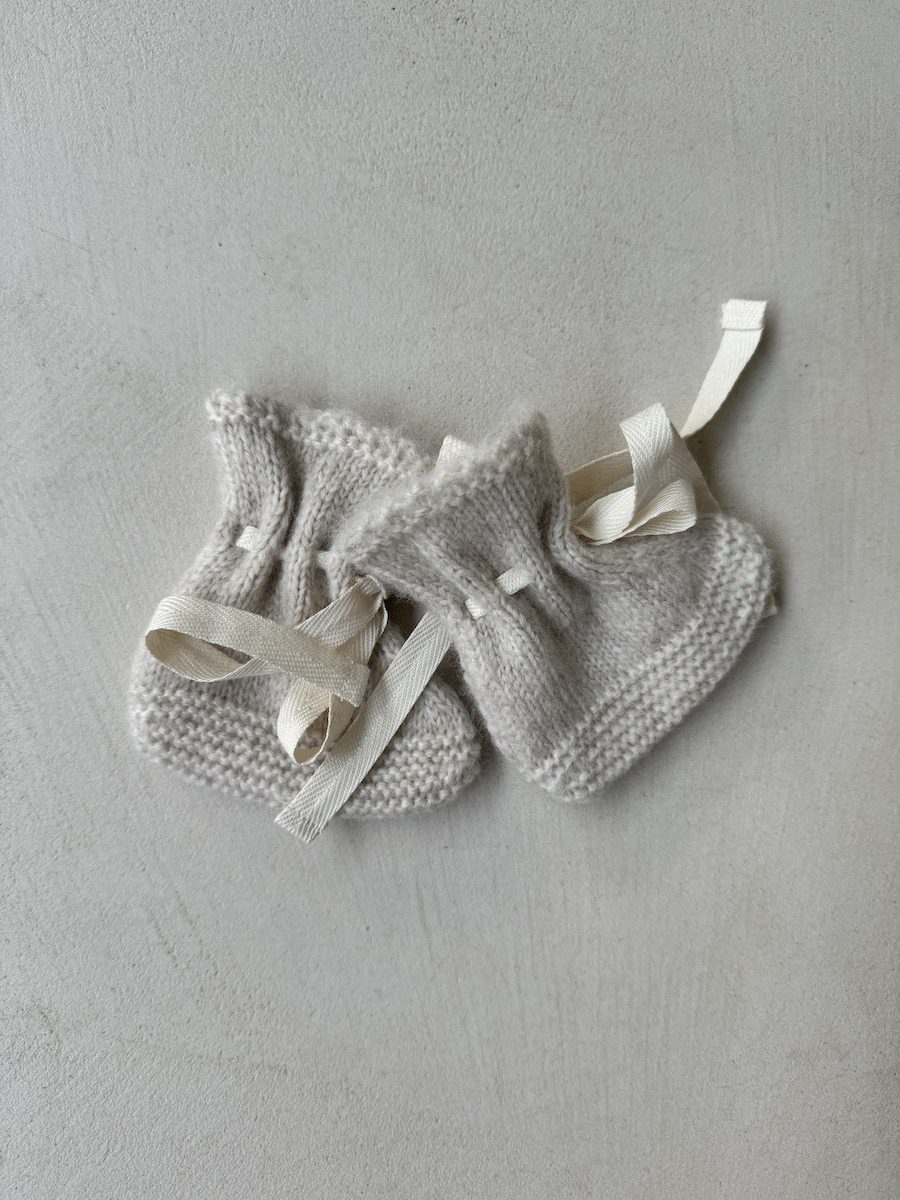 Wool Knit Booties