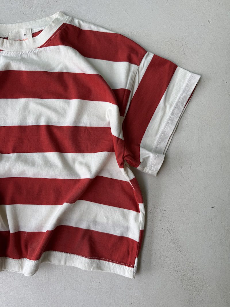 Red Big Stripes Tee
