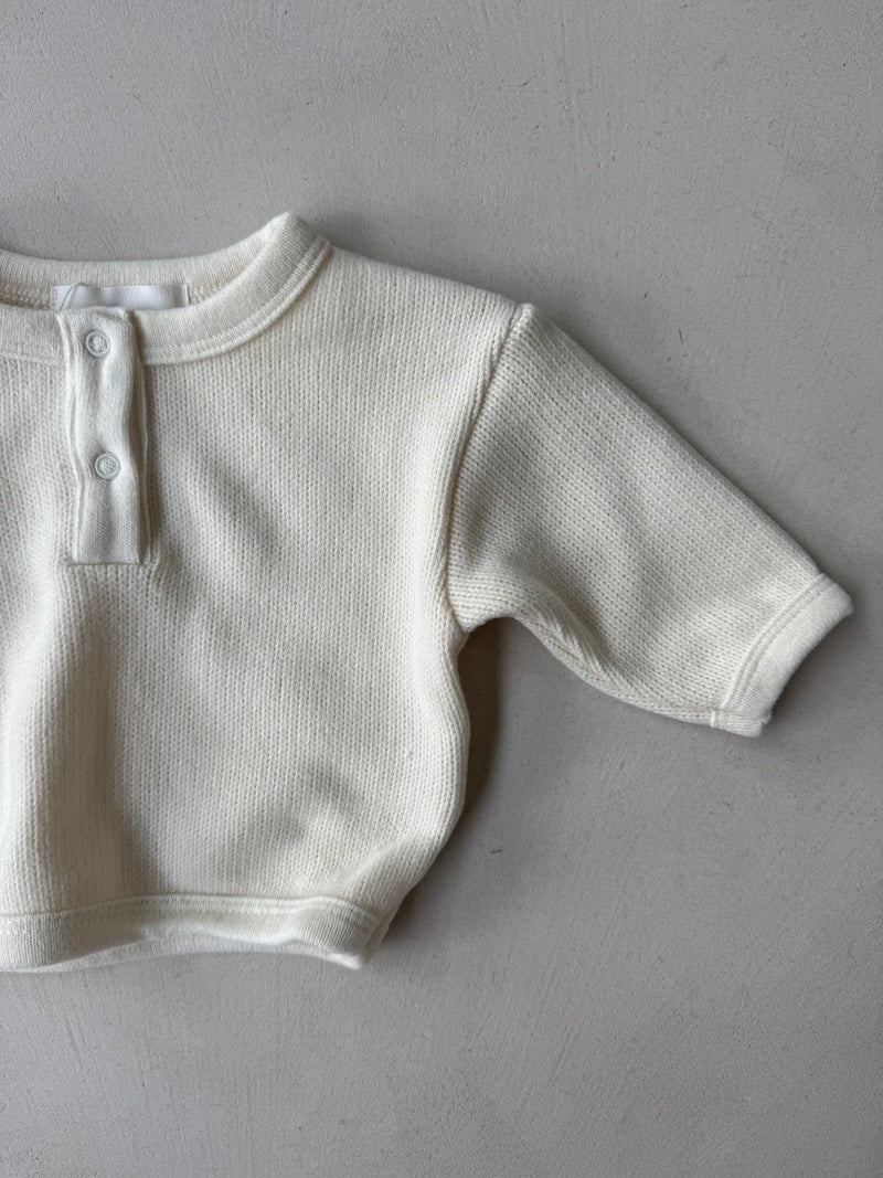 Ultra Soft Bebe Jumper Cream