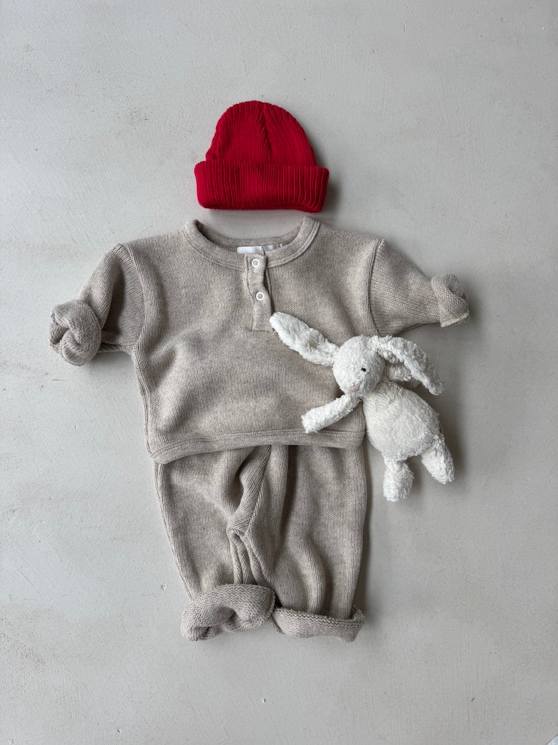 Ultra Soft Bebe Jumper Beige