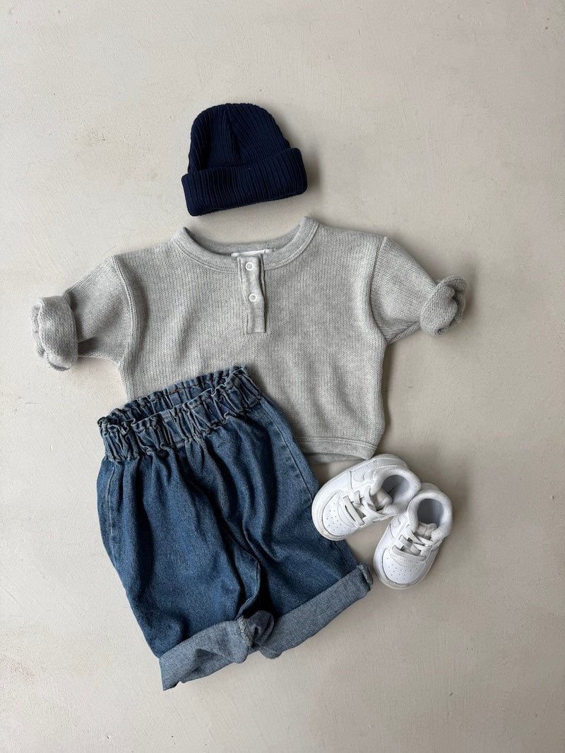 Ultra Soft Bebe Jumper Grey