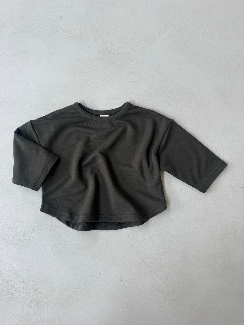 Bebe Piping Tee Khaki
