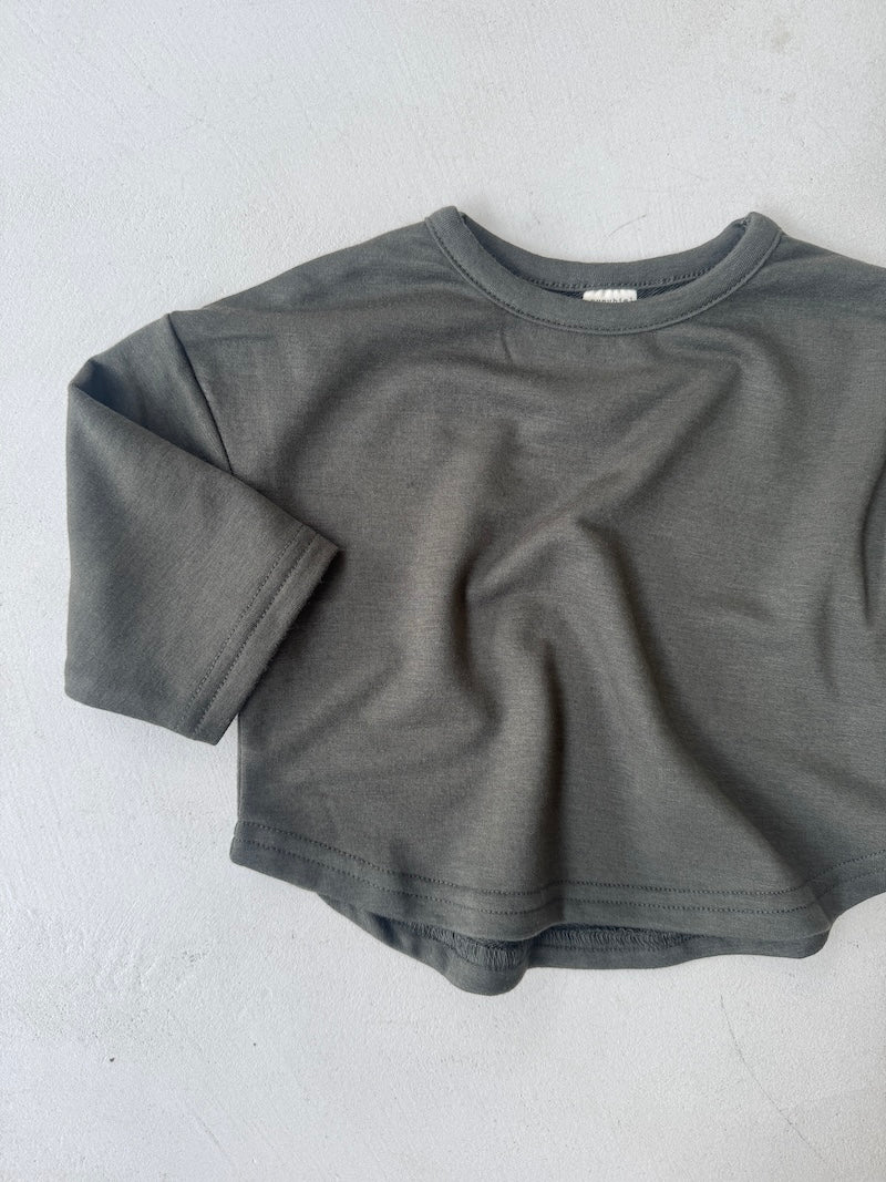 Bebe Piping Tee Khaki