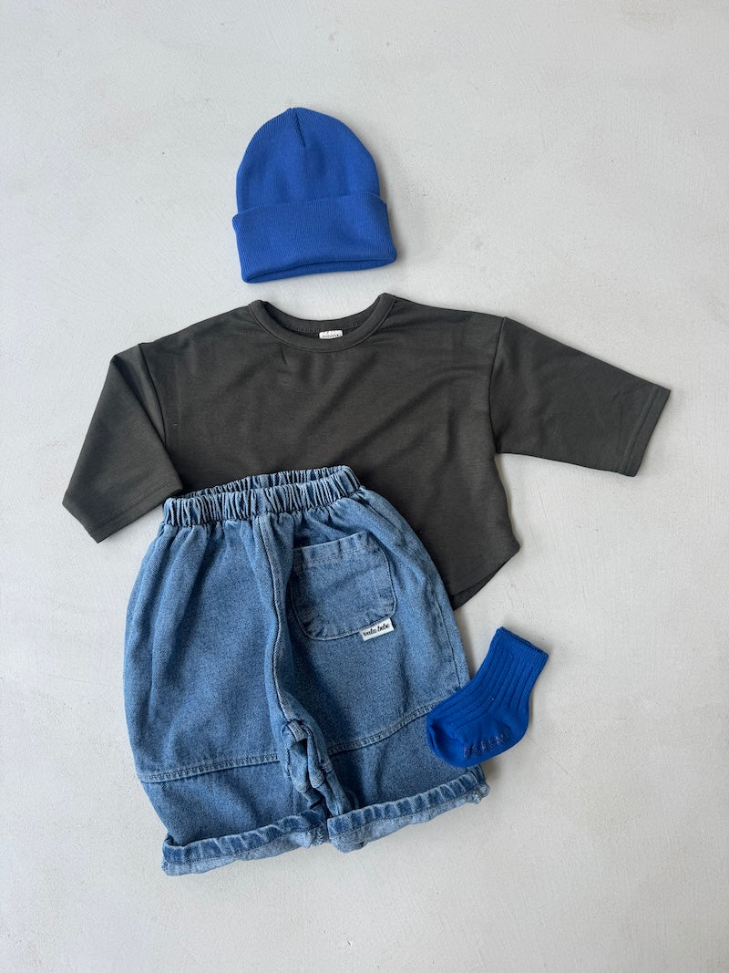 Bebe Piping Tee Khaki
