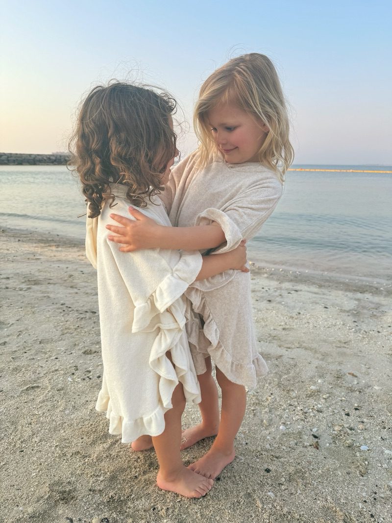 Ruffle Towel Poncho