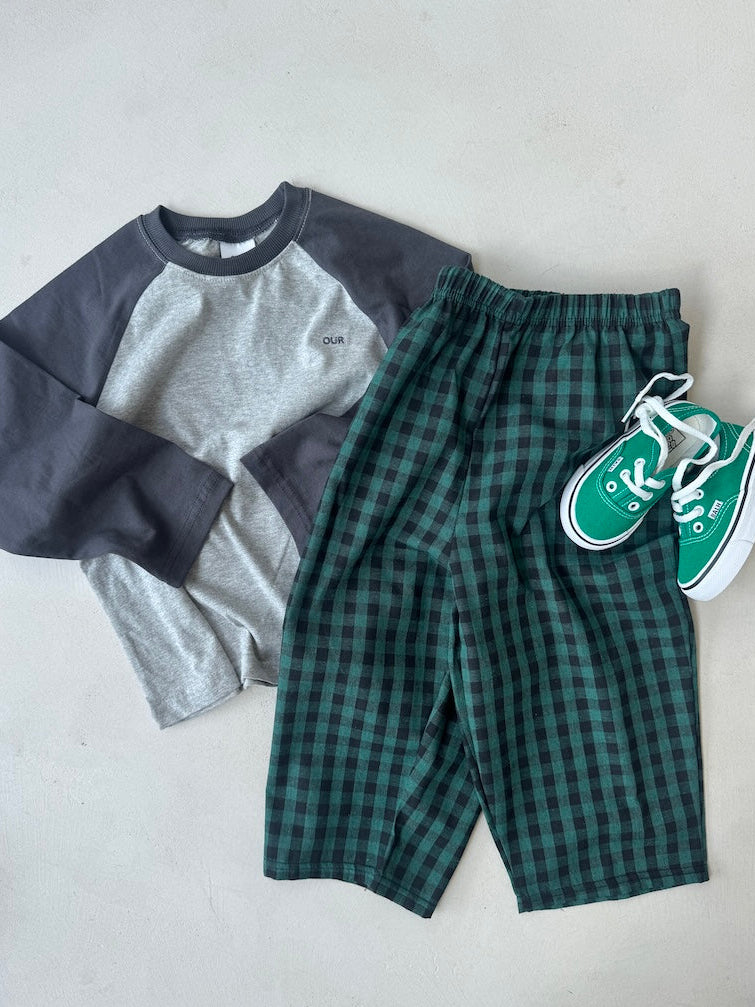 Raglan Tee Charcoal