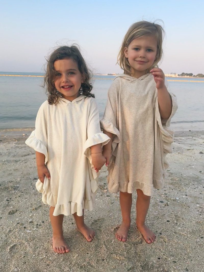 Ruffle Towel Poncho