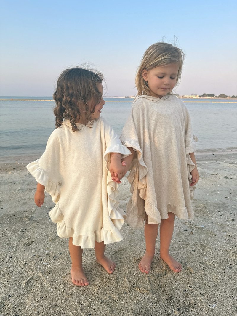 Ruffle Towel Poncho