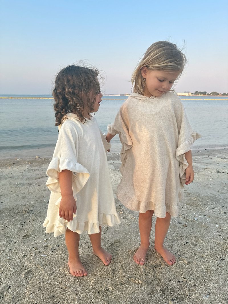 Ruffle Towel Poncho