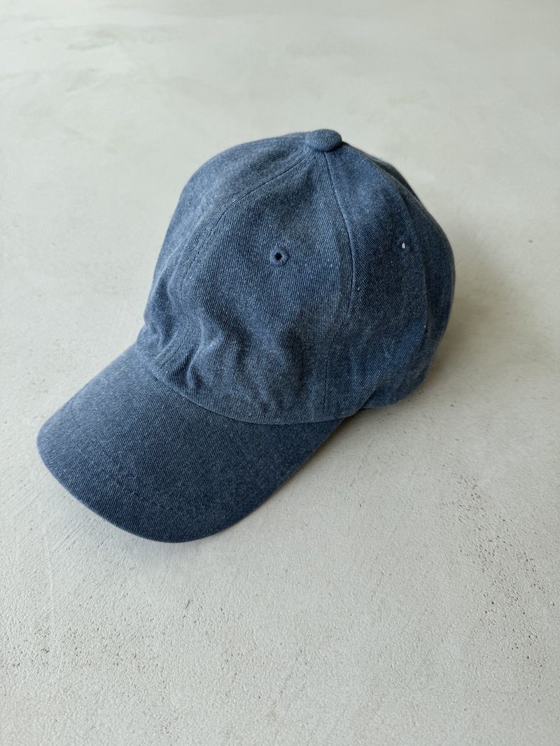 Washed Denim Cap