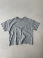 Grey Texture Pocket Tee