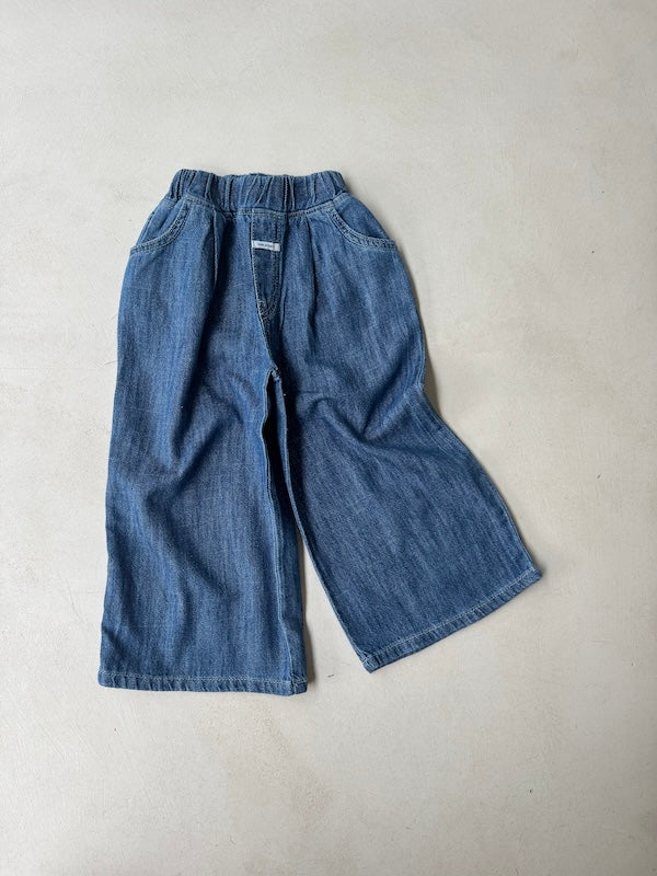 Judy wide Linen Denim Pants
