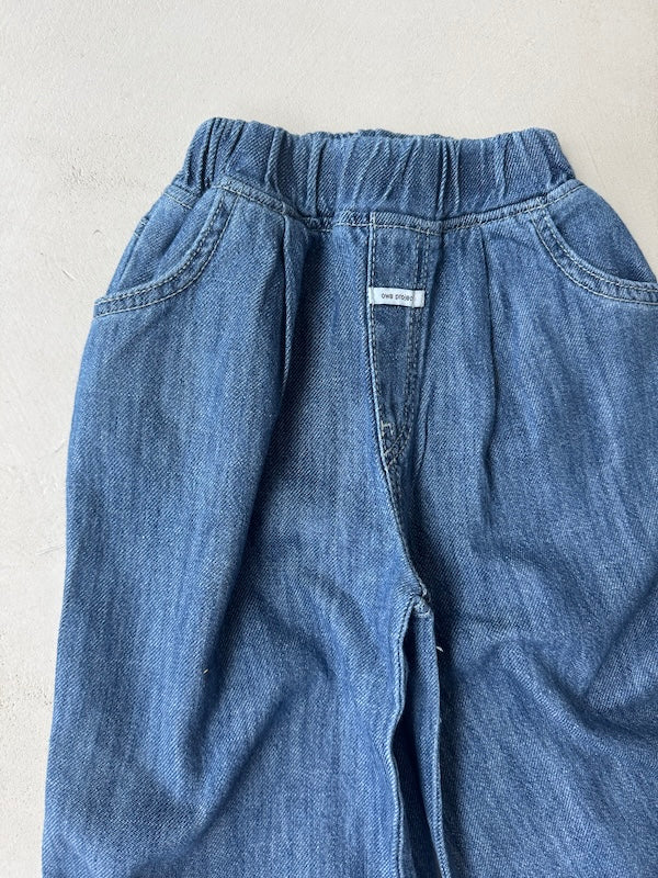 Judy wide Linen Denim Pants