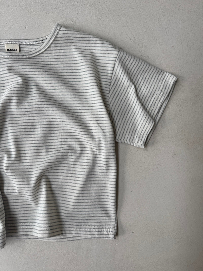 Nunu Short Base Striped Tee