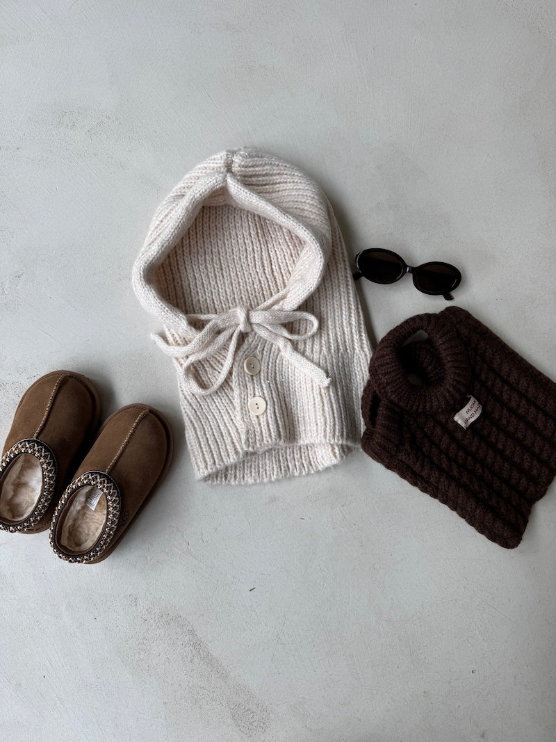 Button Hoodie Balaclava