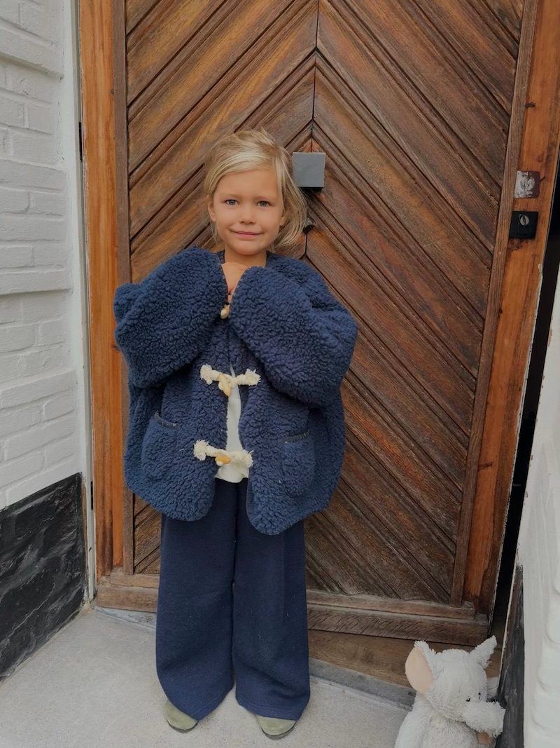 Navy Buckle Coat