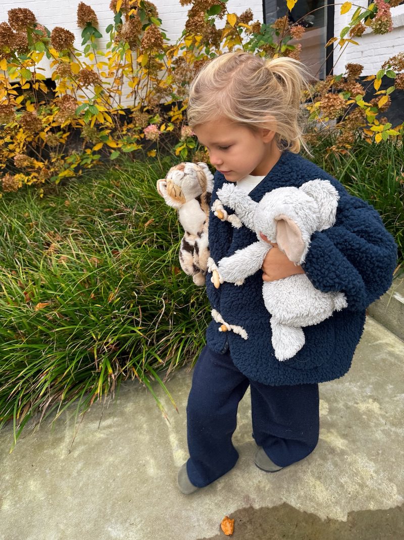 Navy Buckle Coat
