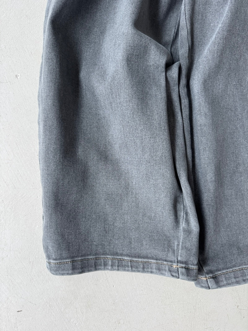 Washed Grey Balloon Jeans