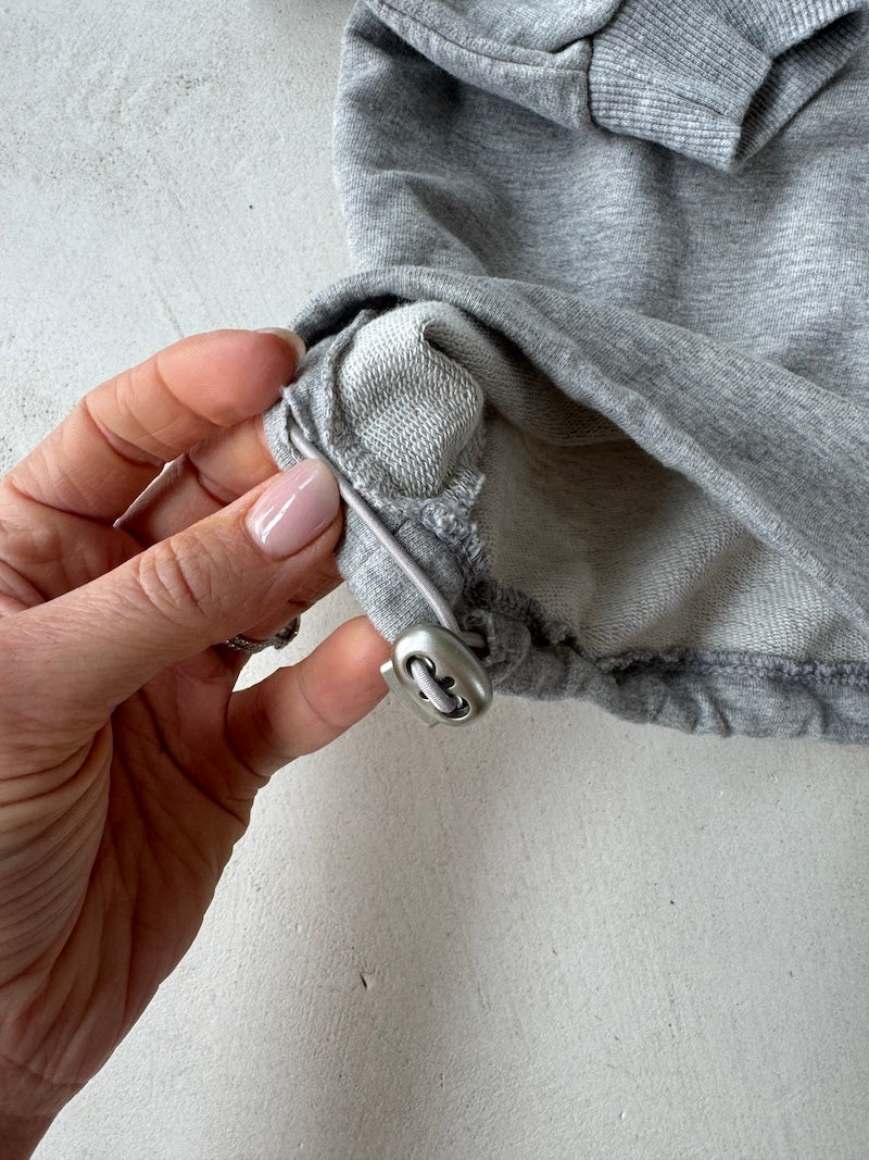 Grey Zip Pocket Jumper