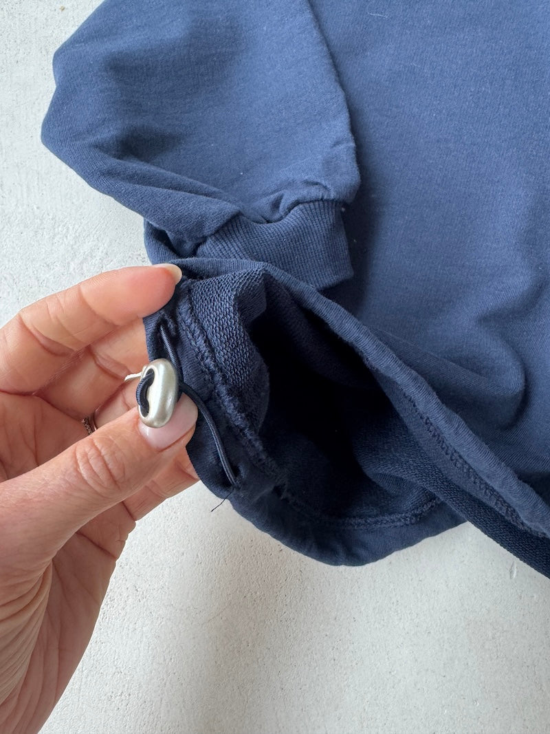 Navy Zip Pocket Jumper