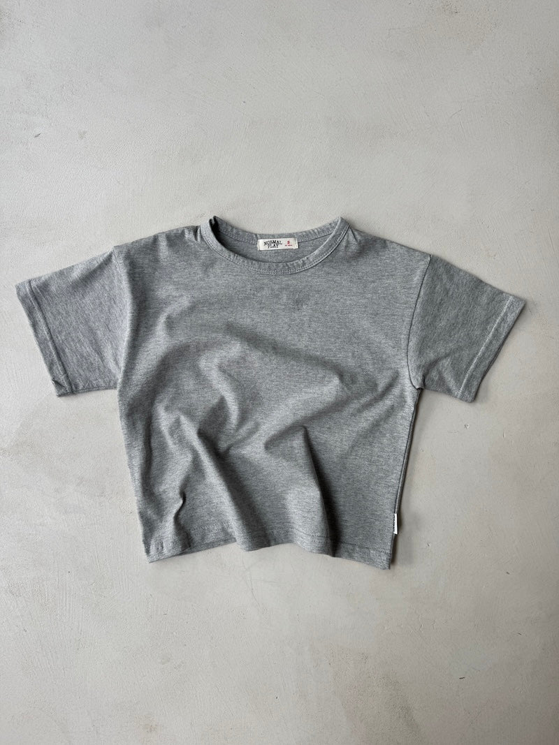 Grey Play Short Tee
