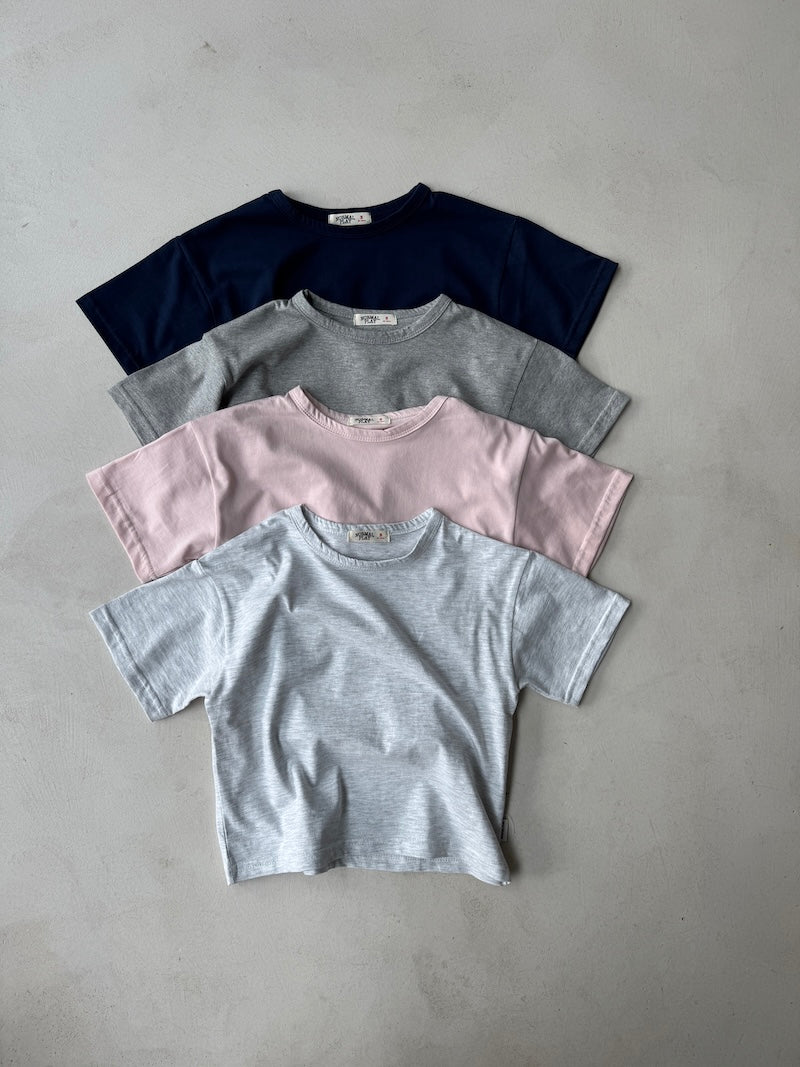 Grey Play Short Tee
