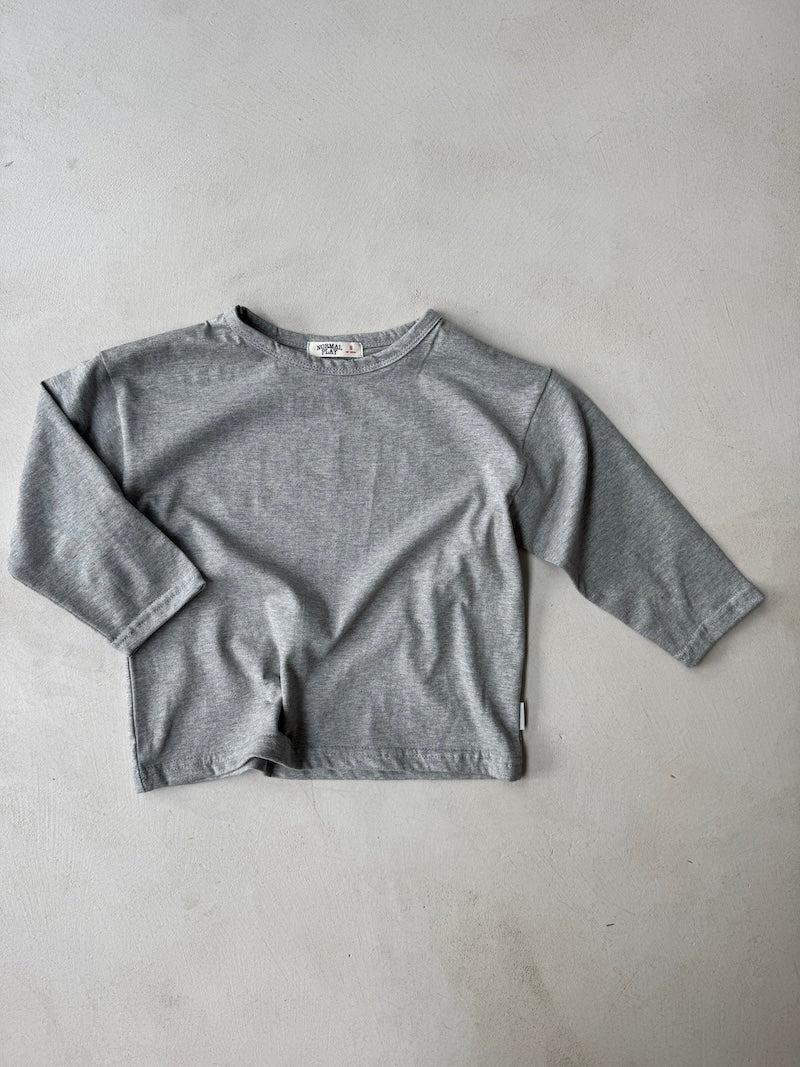 Grey Play Long Tee