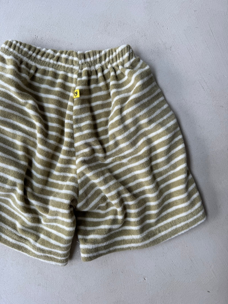 Terry Stripes Shorts