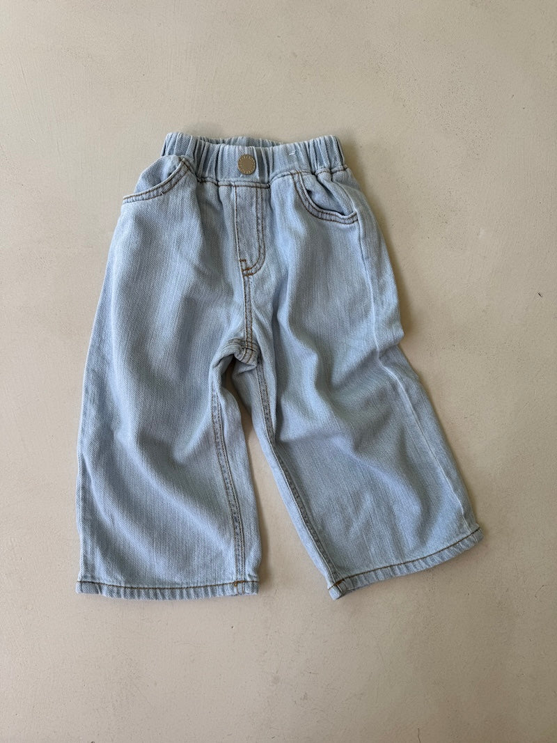 Wide Linen Jeans
