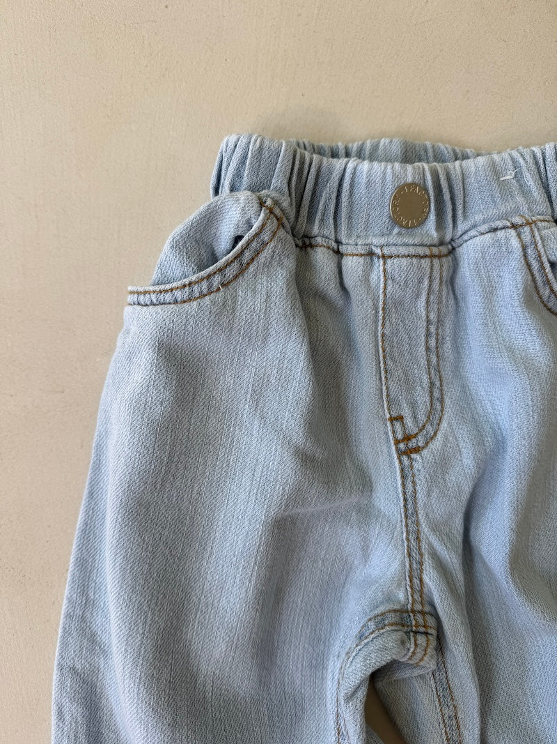 Wide Linen Jeans