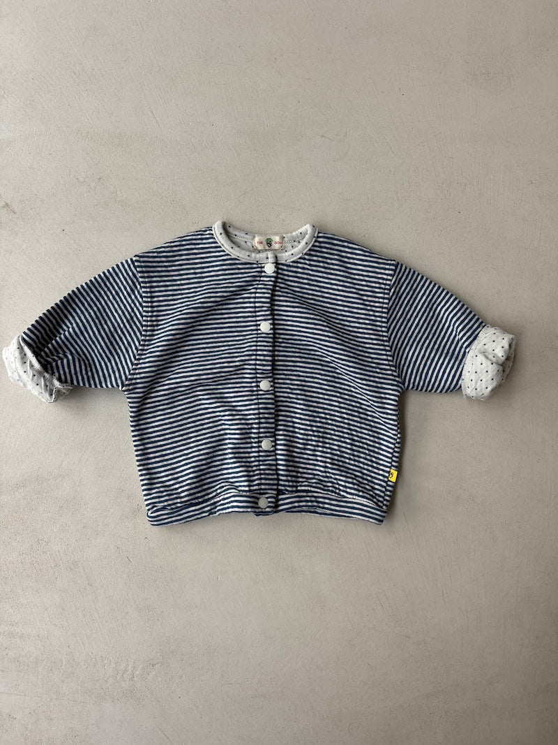 Bebe Snap Cardigan Blue