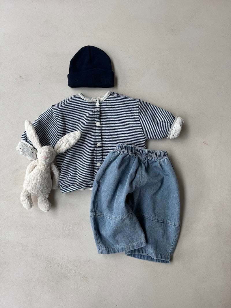 Bebe Snap Cardigan Blue