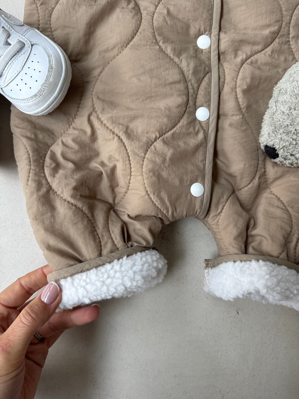 Quilted Baby Onesie