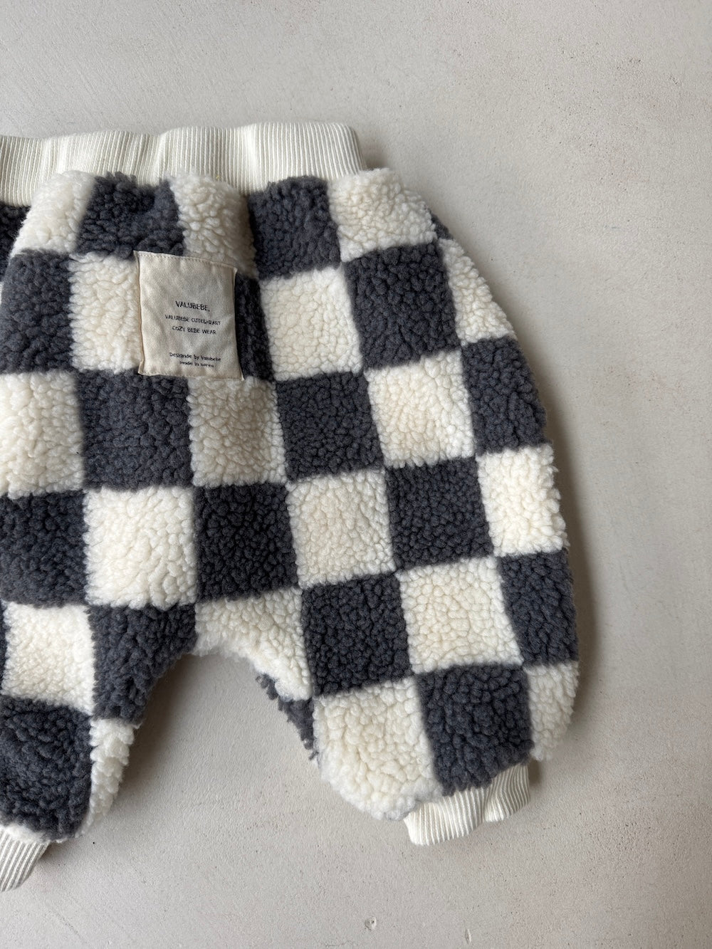 Baby Check Teddy Pants