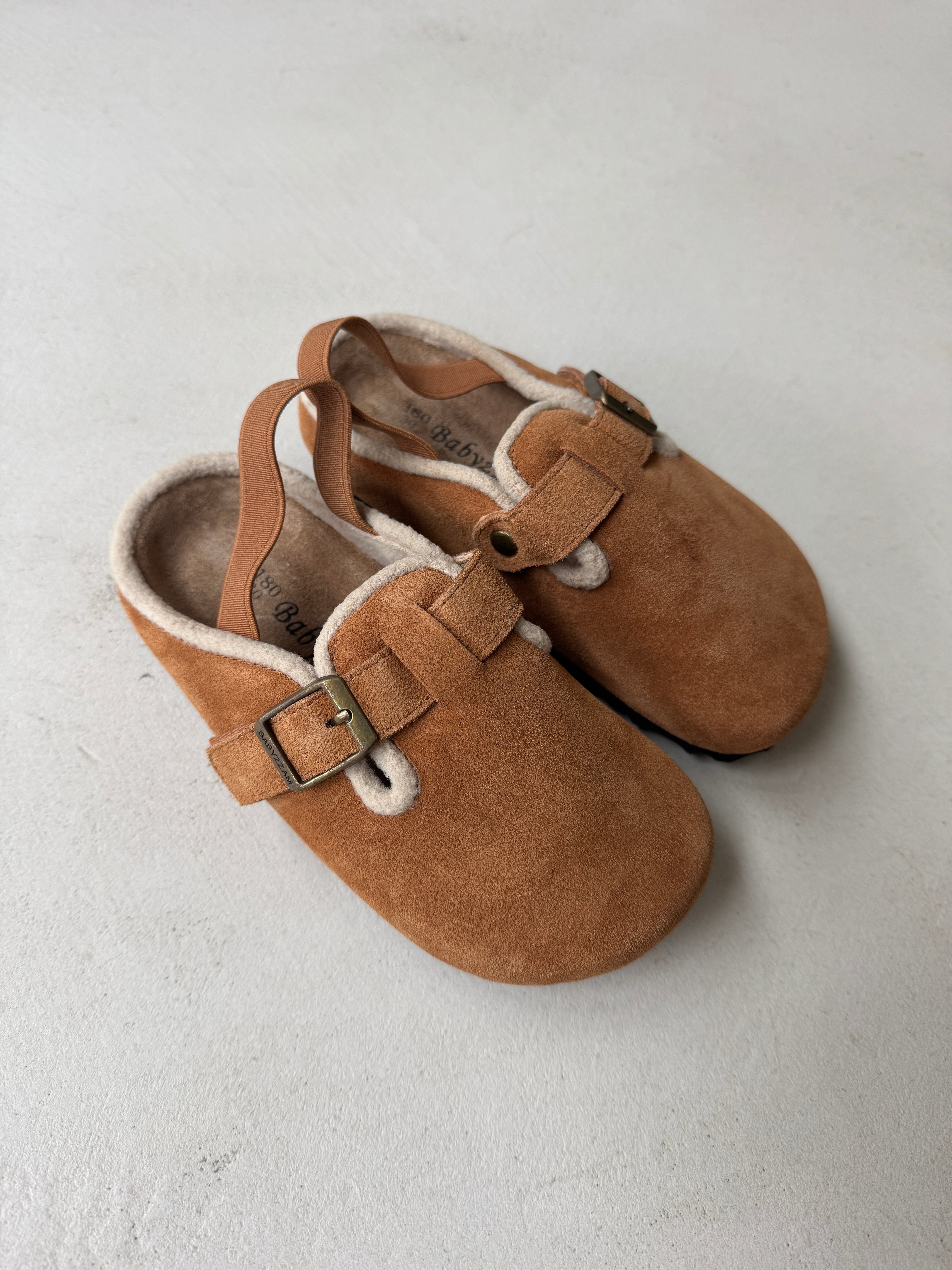 Suede Mules