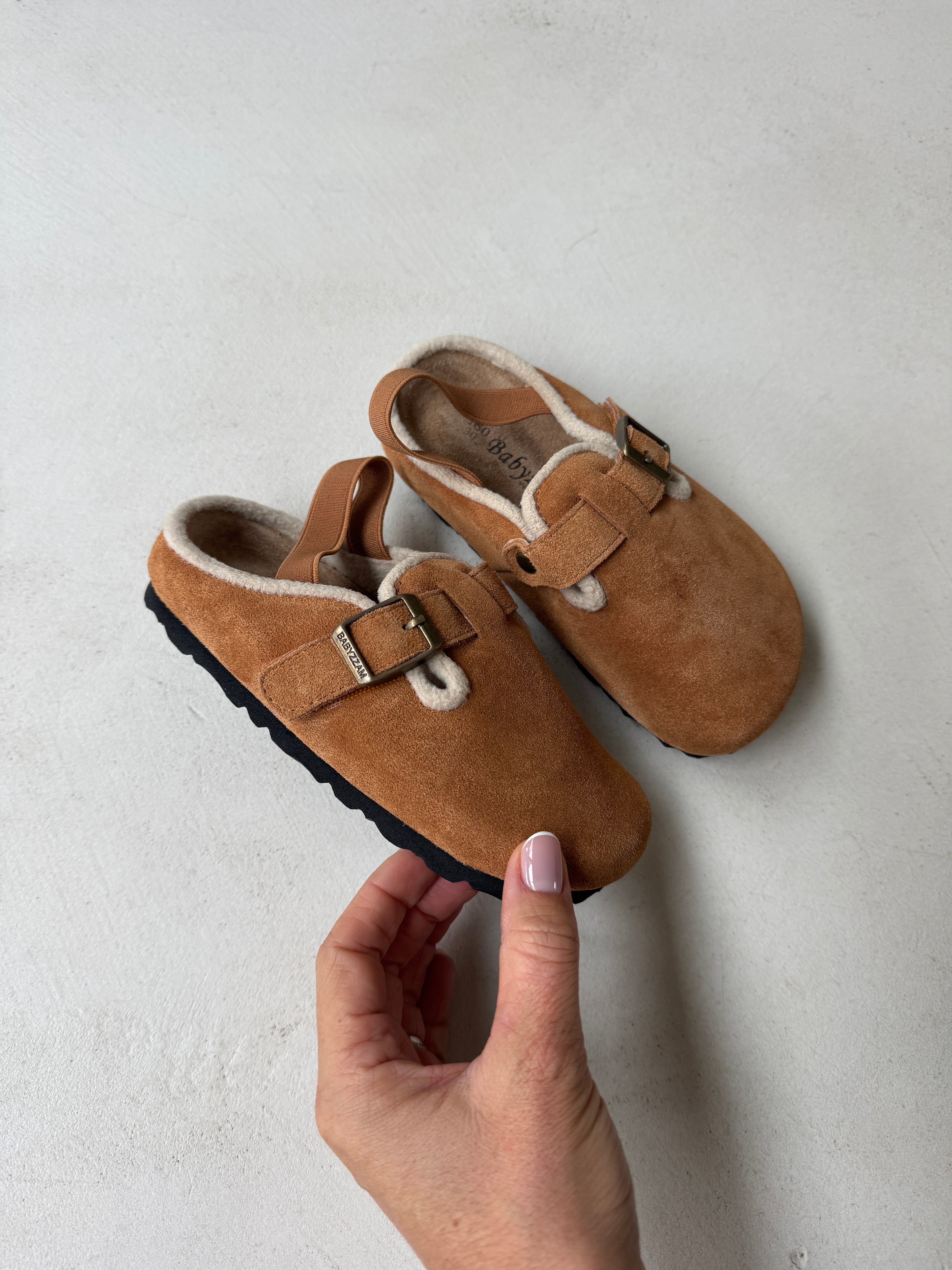 Suede Mules