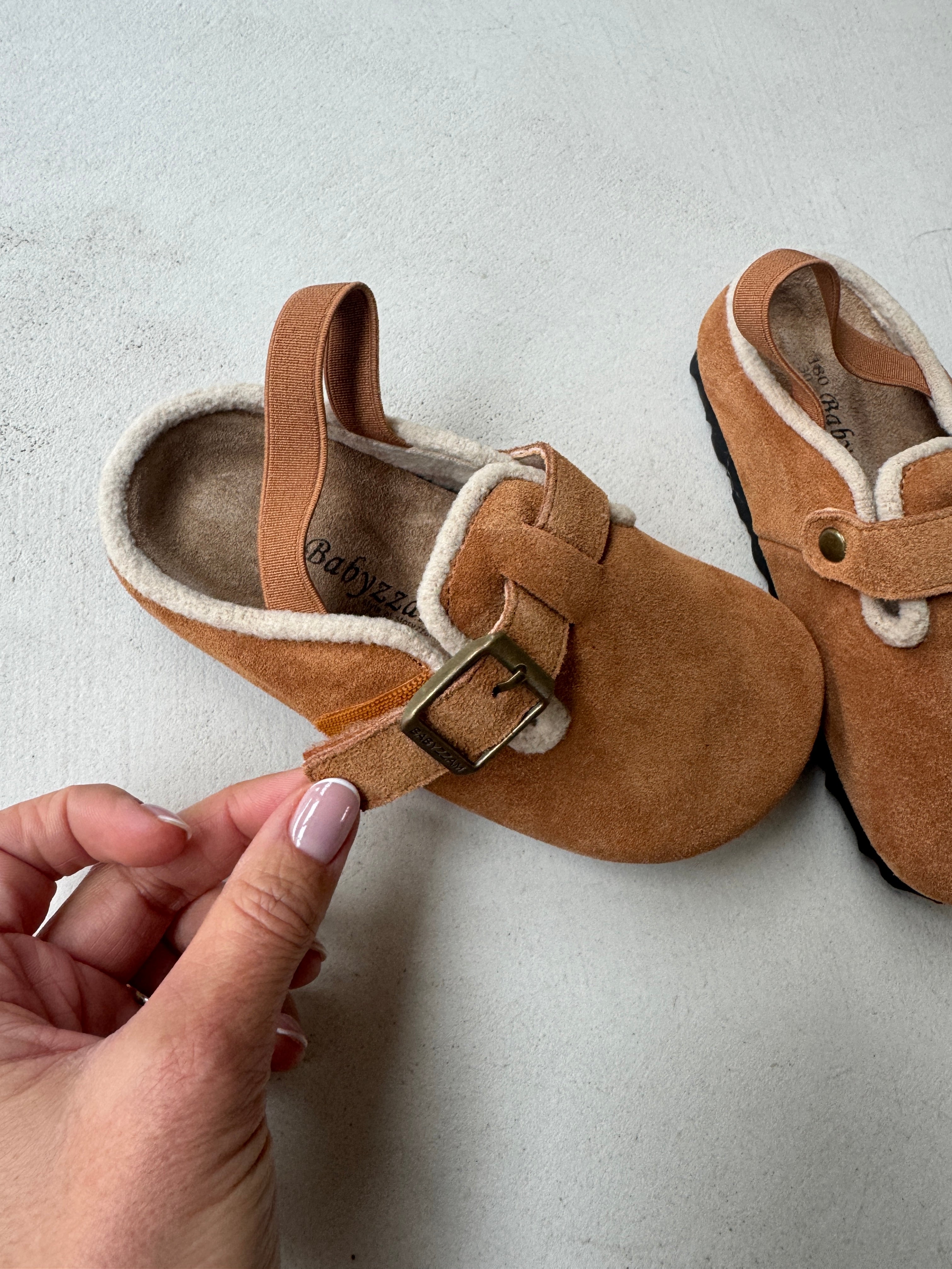 Suede Mules