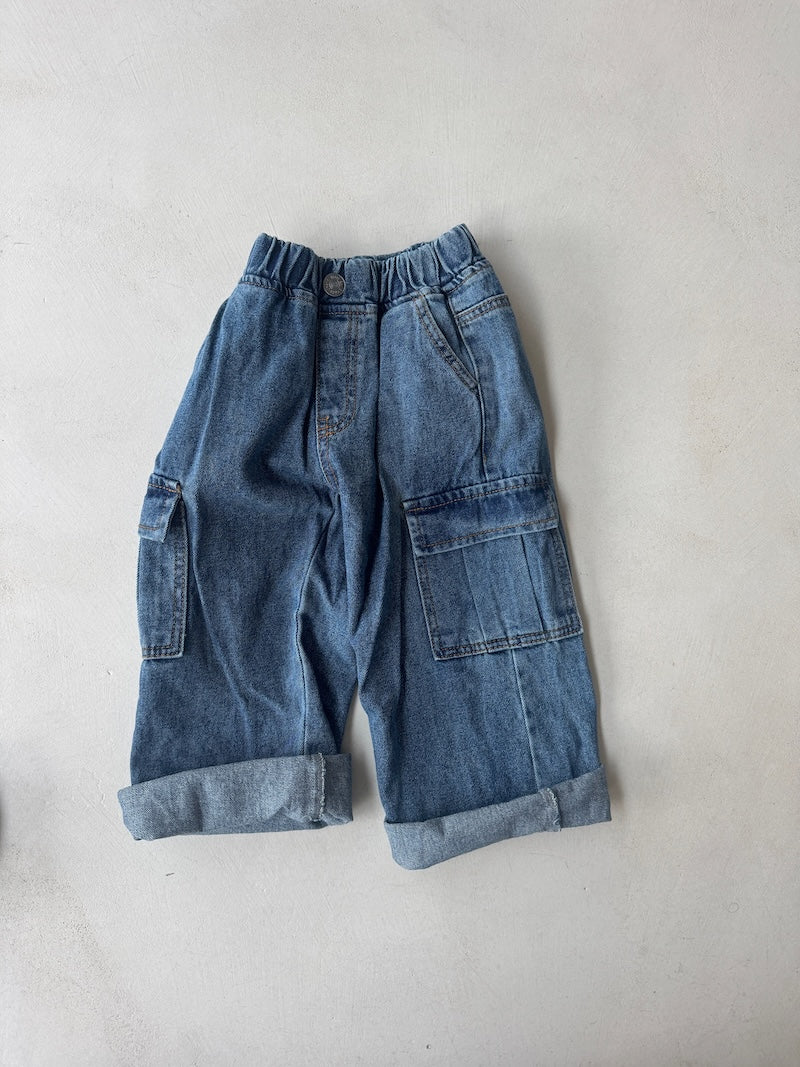 Cargo Blue Jeans