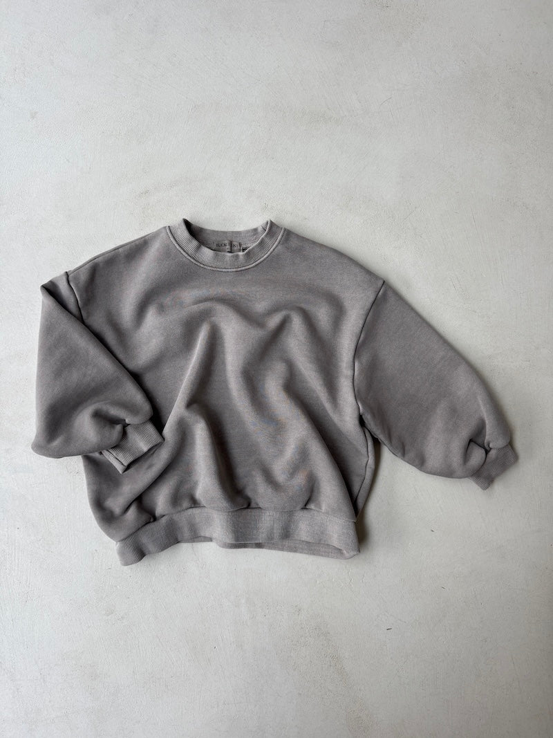 Washed Brown Sweatshirt