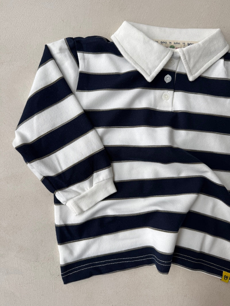 Marine Striped Polo