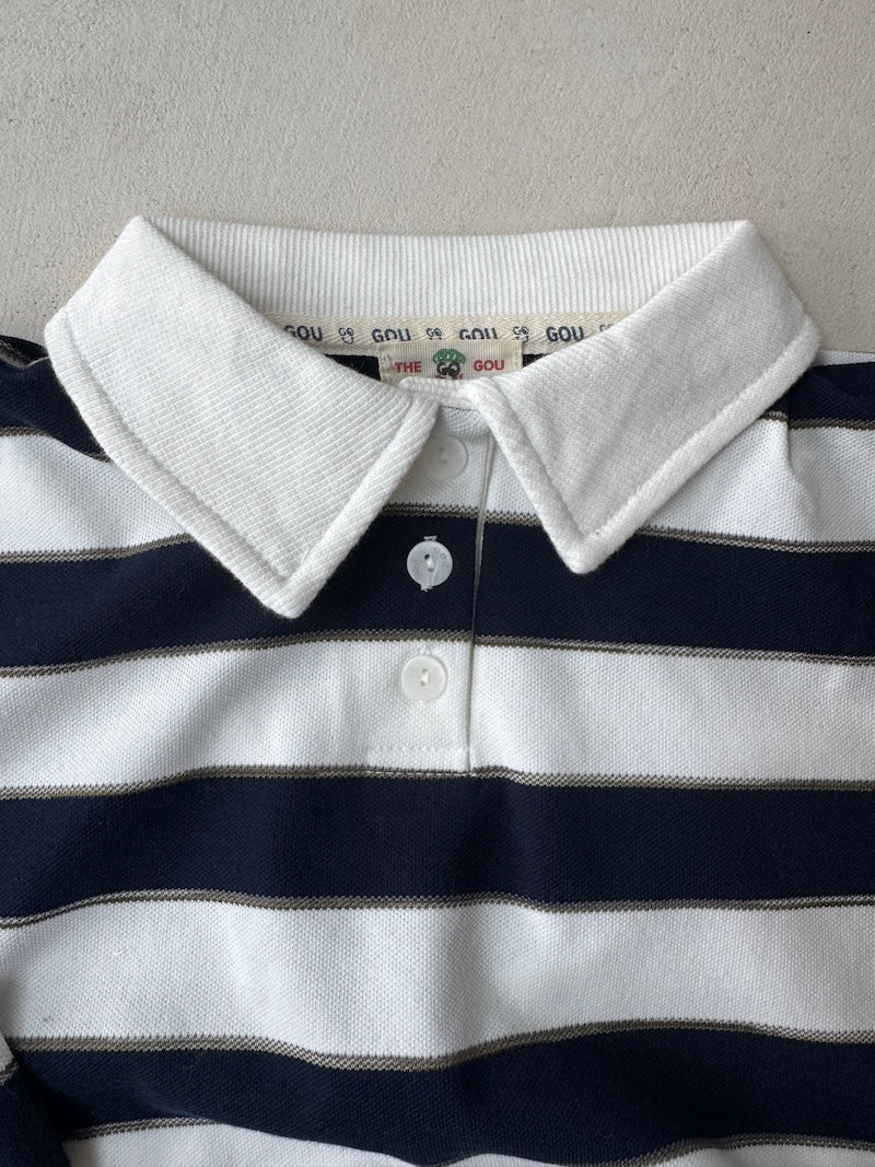 Marine Striped Polo
