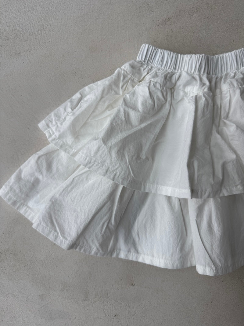 White Flow Skirt