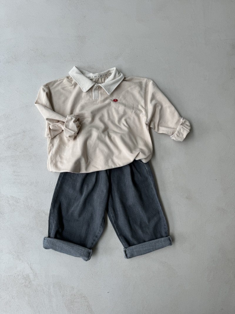 Loose leg Grey Jeans