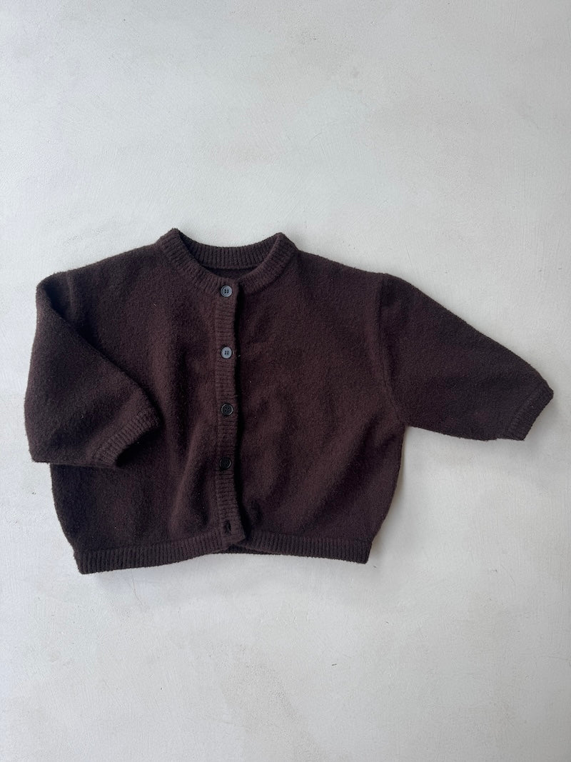 Lucca Chocolate Cardigan