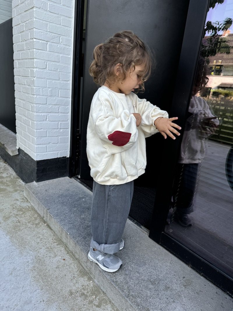 Loose leg Grey Jeans