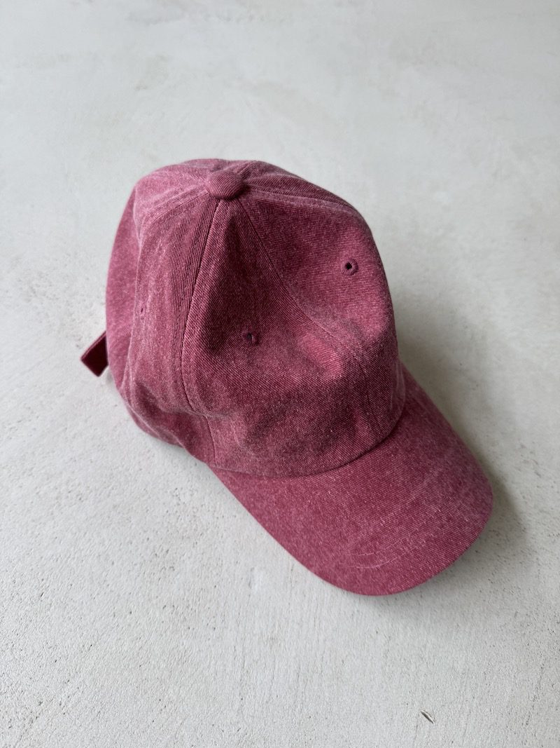 Washed Denim Cap